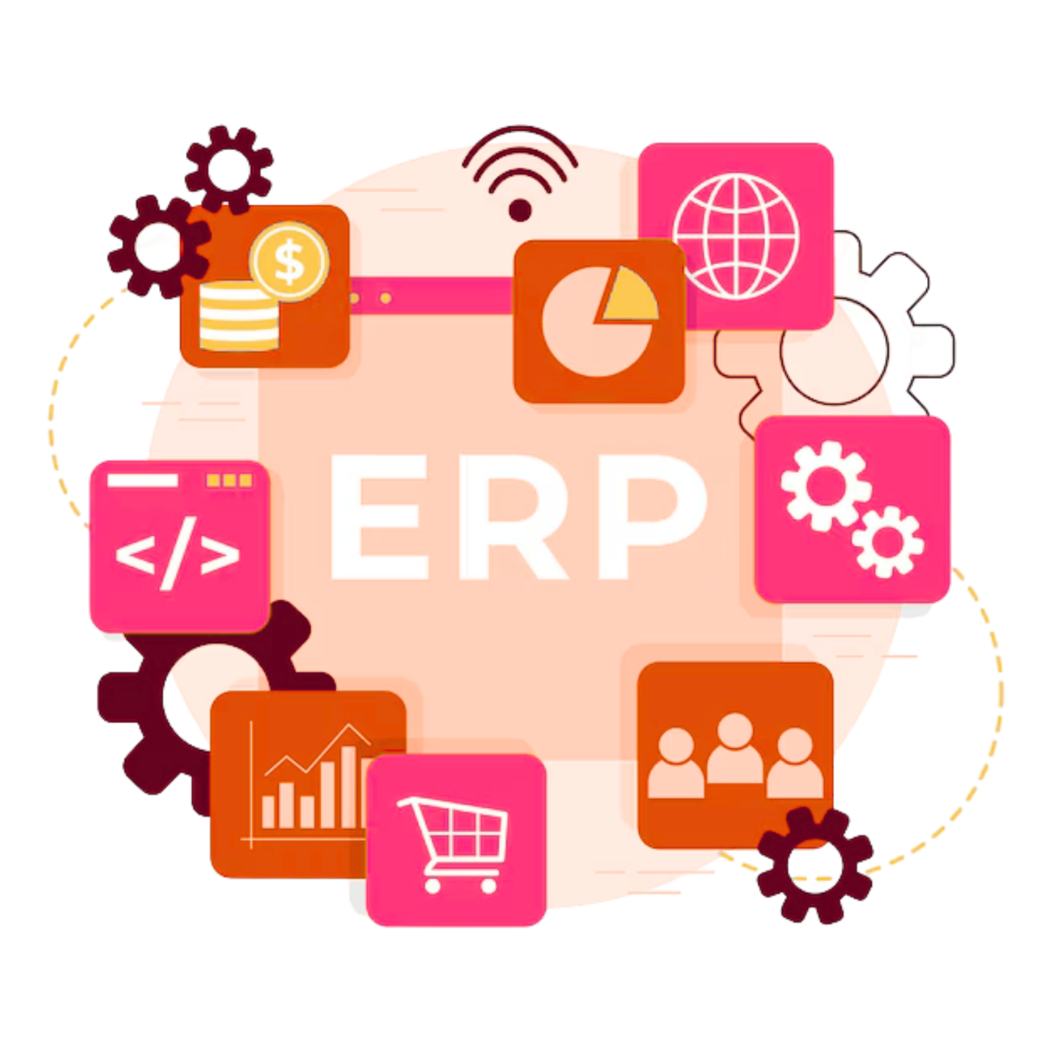 Mobile Development Illustration