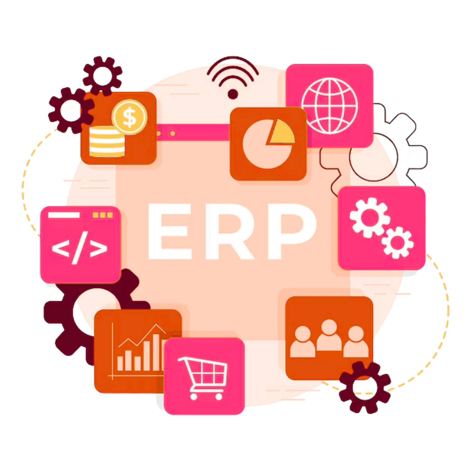 Mobile Development Illustration